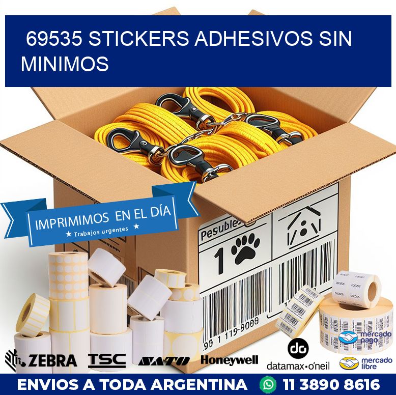 69535 STICKERS ADHESIVOS SIN MINIMOS