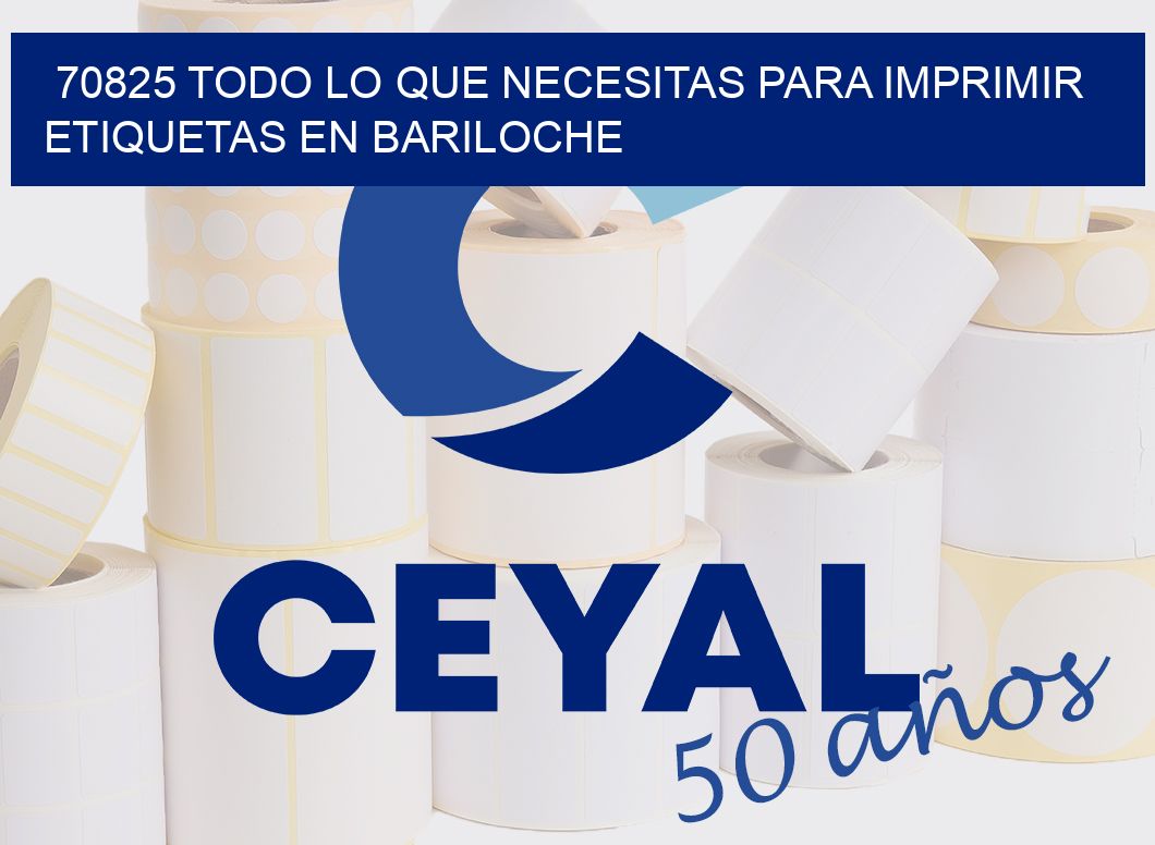 70825 TODO LO QUE NECESITAS PARA IMPRIMIR ETIQUETAS EN BARILOCHE