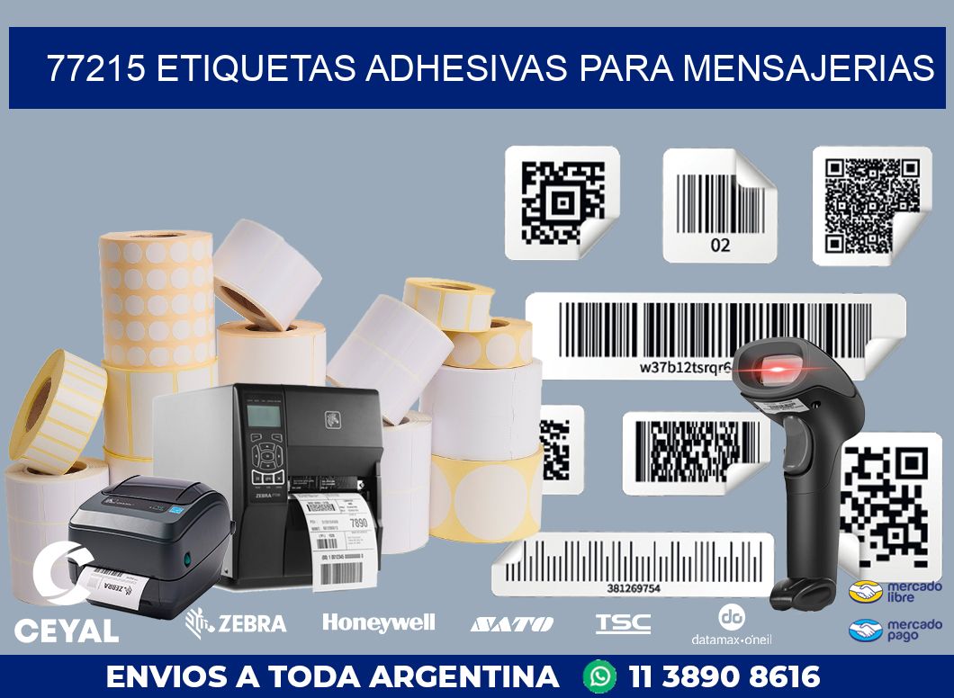 77215 ETIQUETAS ADHESIVAS PARA MENSAJERIAS