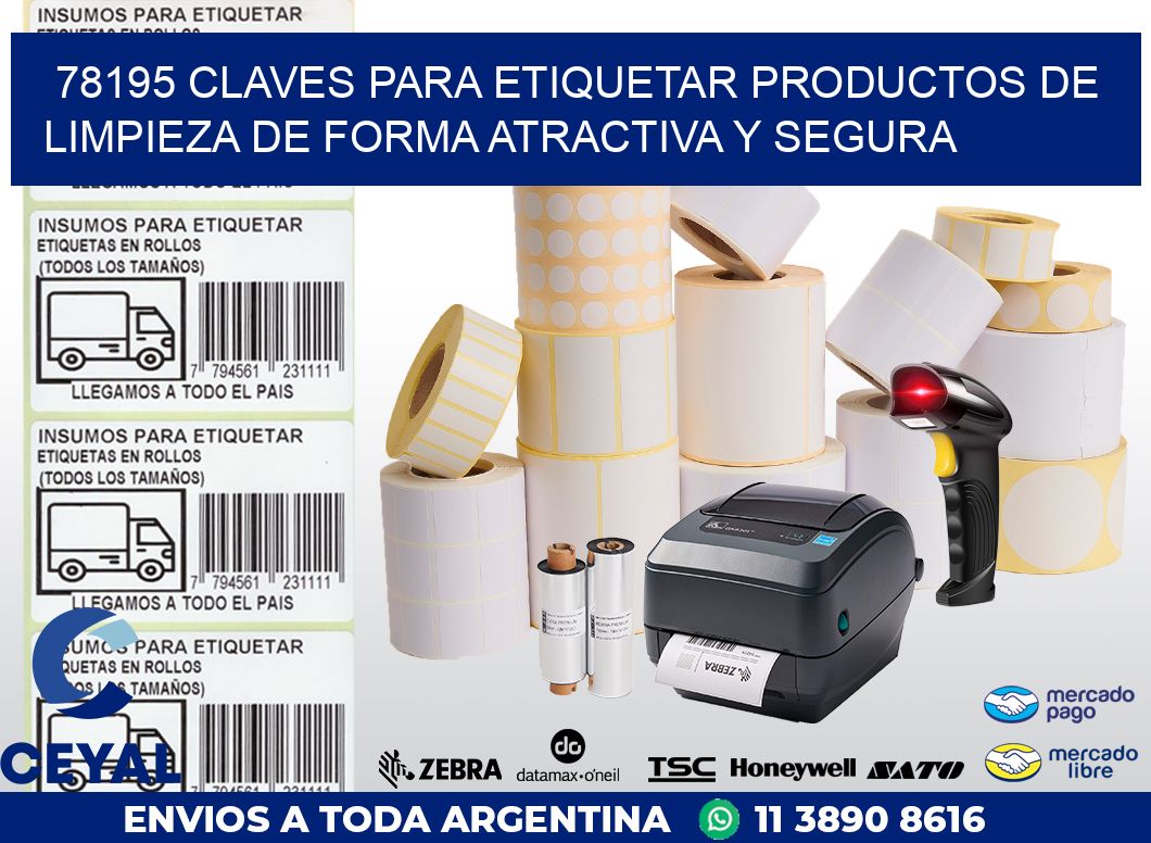 78195 CLAVES PARA ETIQUETAR PRODUCTOS DE LIMPIEZA DE FORMA ATRACTIVA Y SEGURA