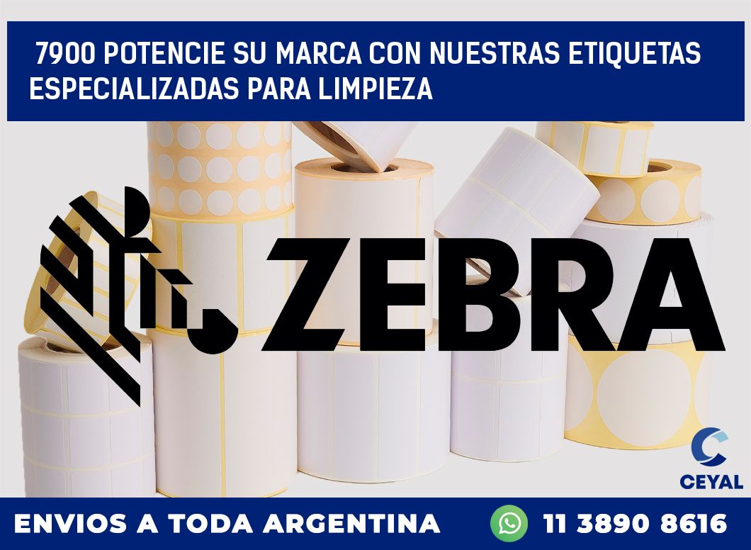 7900 POTENCIE SU MARCA CON NUESTRAS ETIQUETAS ESPECIALIZADAS PARA LIMPIEZA