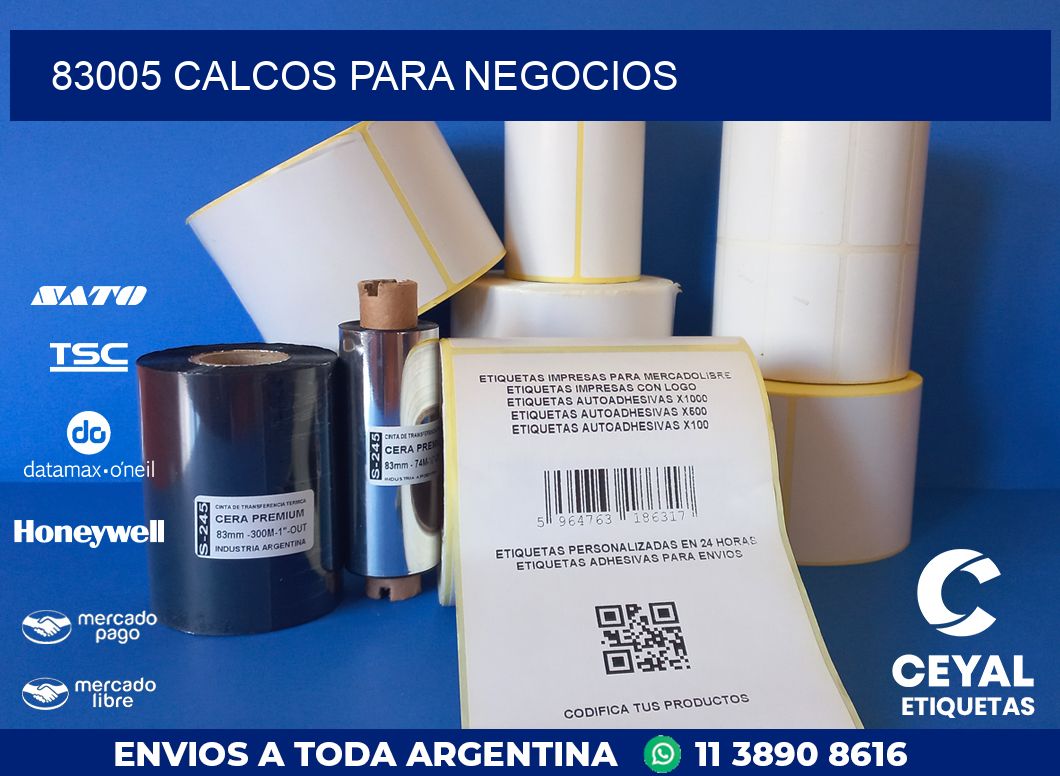83005 CALCOS PARA NEGOCIOS