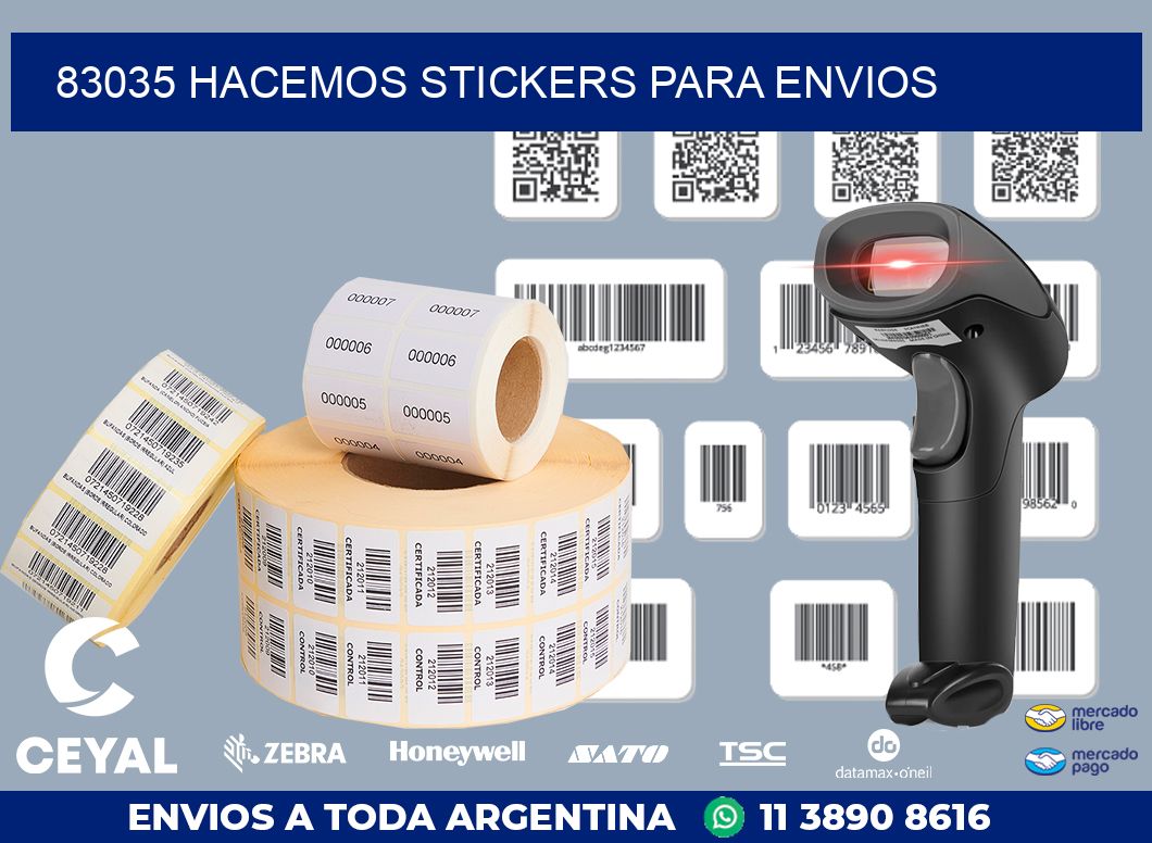 83035 HACEMOS STICKERS PARA ENVIOS