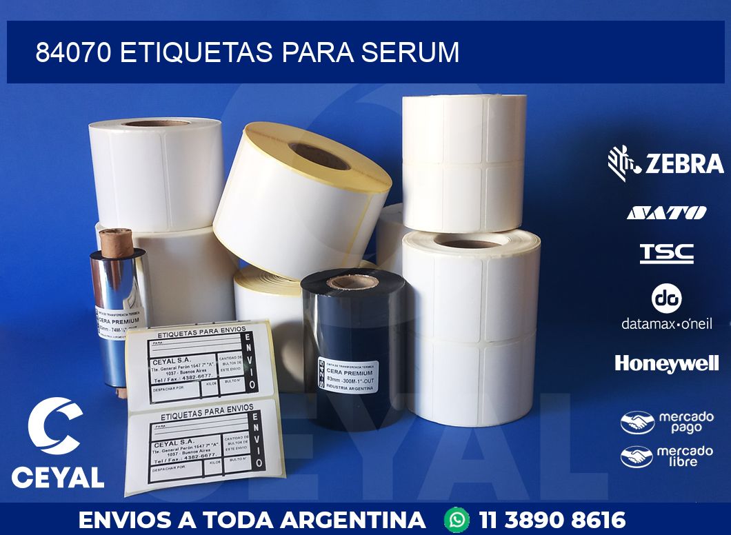 84070 ETIQUETAS PARA SERUM
