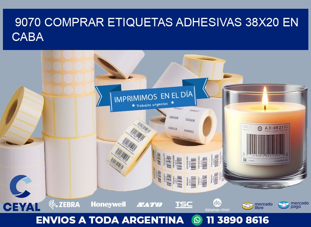 9070 COMPRAR ETIQUETAS ADHESIVAS 38X20 EN CABA