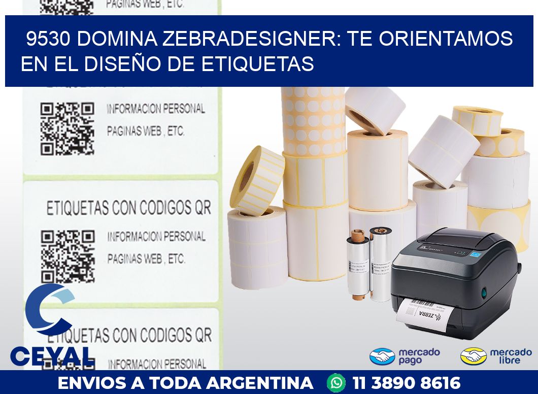 9530 DOMINA ZEBRADESIGNER: TE ORIENTAMOS EN EL DISEÑO DE ETIQUETAS