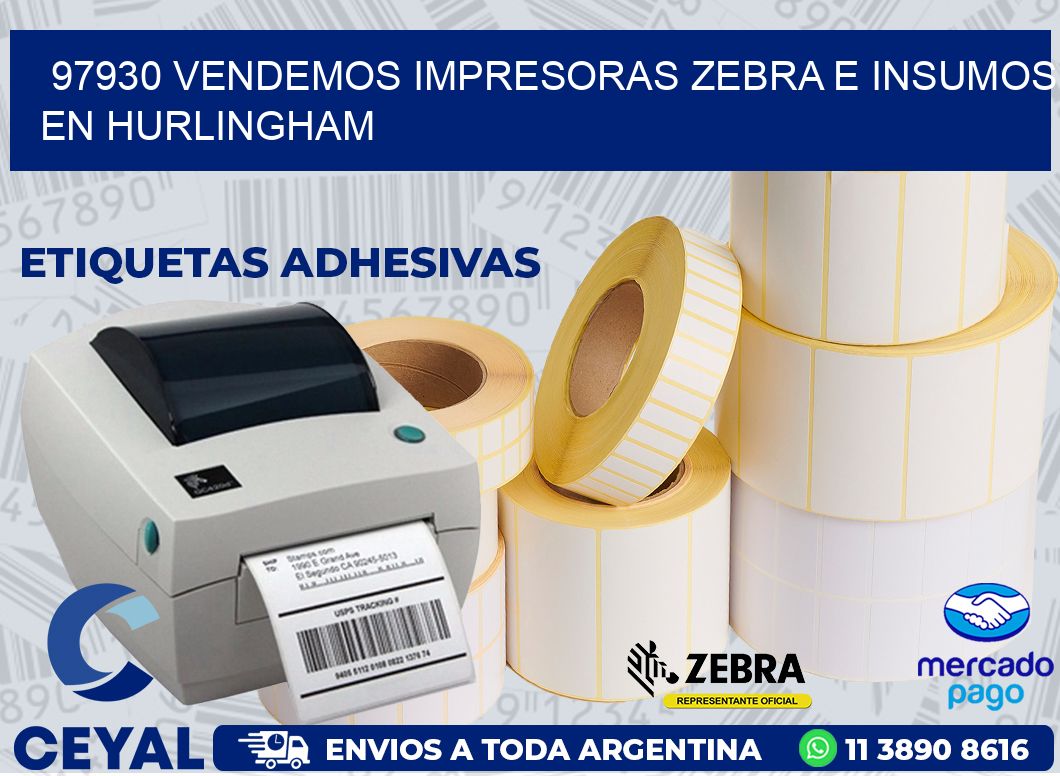 97930 VENDEMOS IMPRESORAS ZEBRA E INSUMOS EN HURLINGHAM