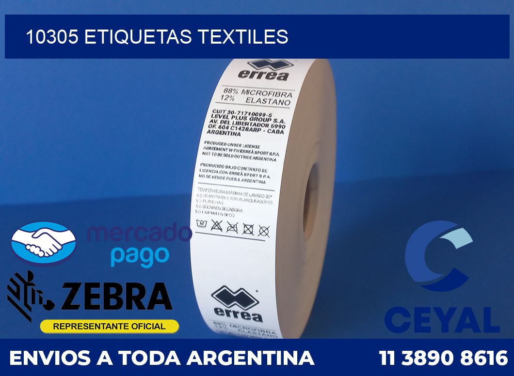 10305 ETIQUETAS TEXTILES