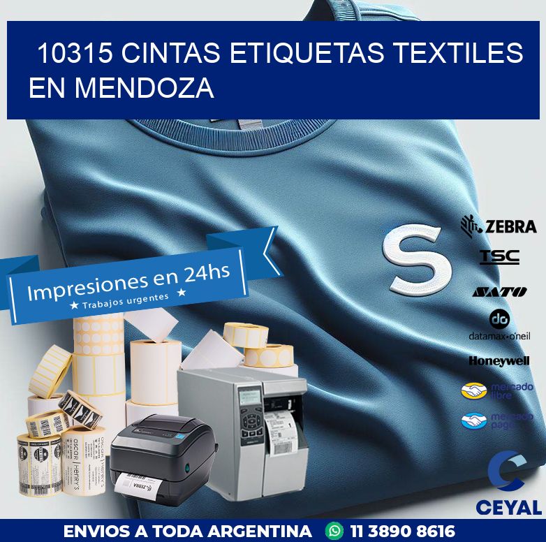 10315 CINTAS ETIQUETAS TEXTILES EN MENDOZA