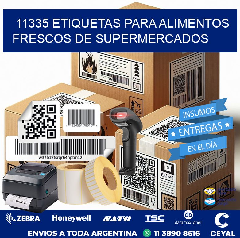 11335 ETIQUETAS PARA ALIMENTOS FRESCOS DE SUPERMERCADOS