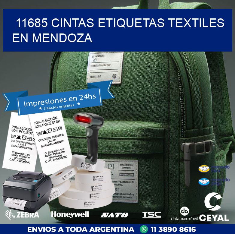 11685 CINTAS ETIQUETAS TEXTILES EN MENDOZA