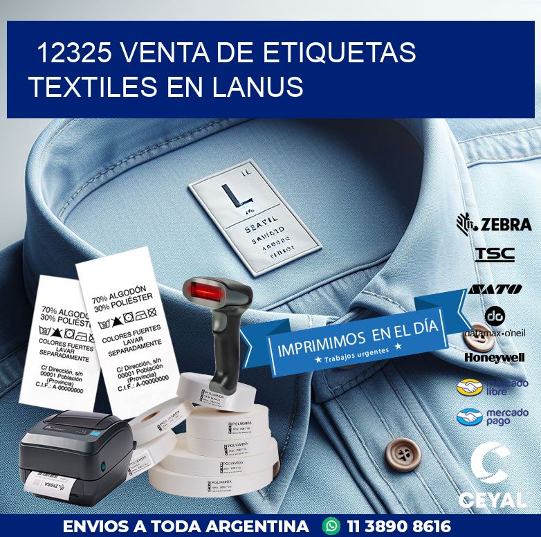 12325 VENTA DE ETIQUETAS TEXTILES EN LANUS