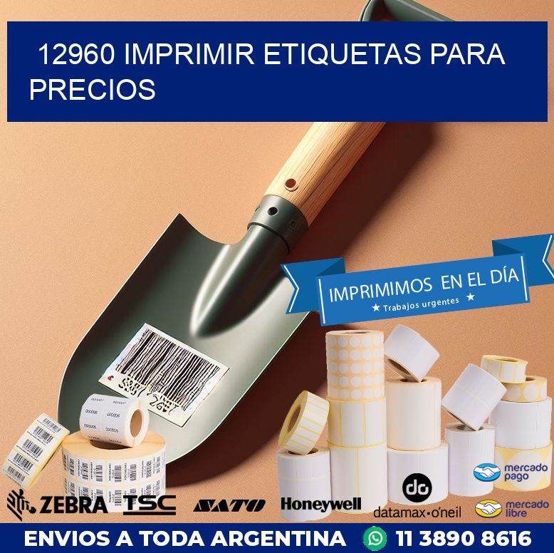 12960 IMPRIMIR ETIQUETAS PARA PRECIOS
