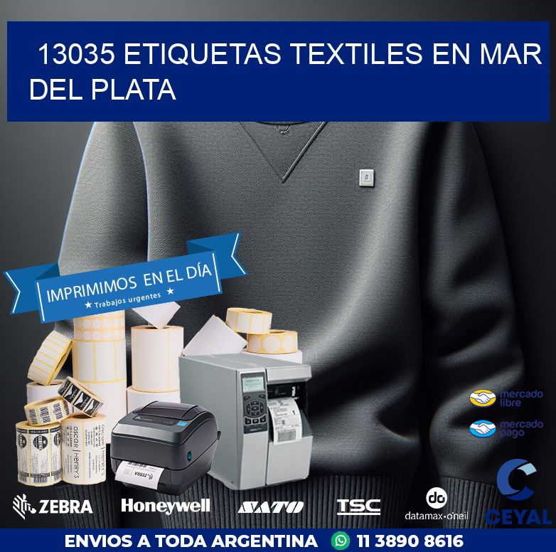 13035 ETIQUETAS TEXTILES EN MAR DEL PLATA