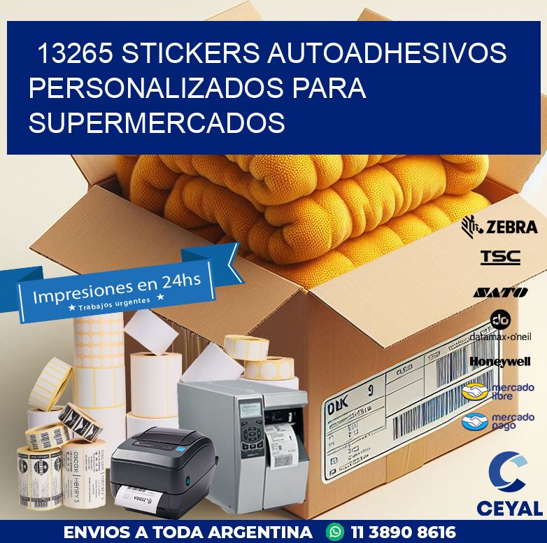 13265 STICKERS AUTOADHESIVOS PERSONALIZADOS PARA SUPERMERCADOS