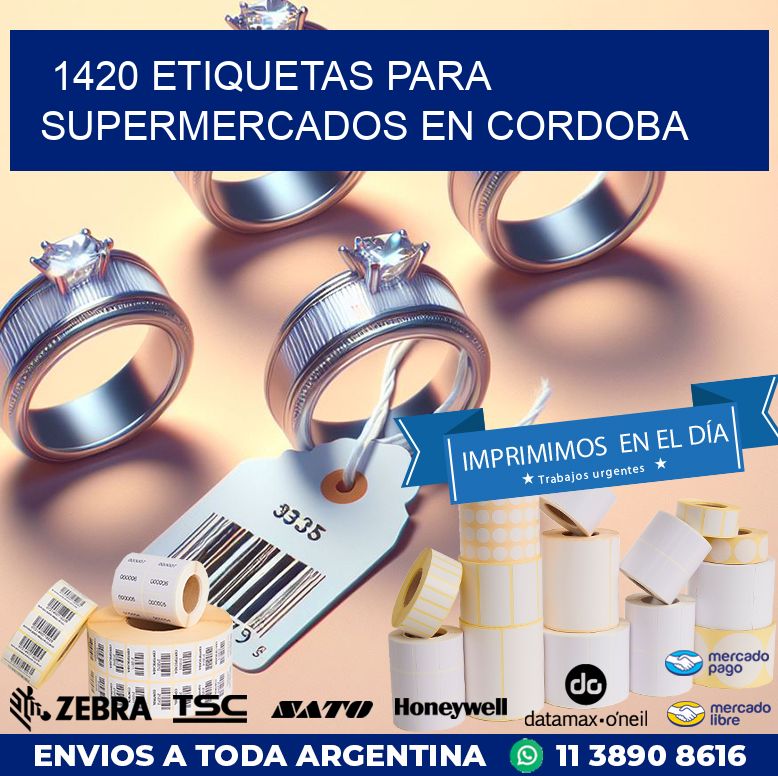 1420 ETIQUETAS PARA SUPERMERCADOS EN CORDOBA