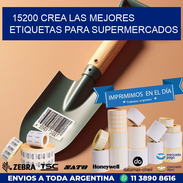 15200 CREA LAS MEJORES ETIQUETAS PARA SUPERMERCADOS