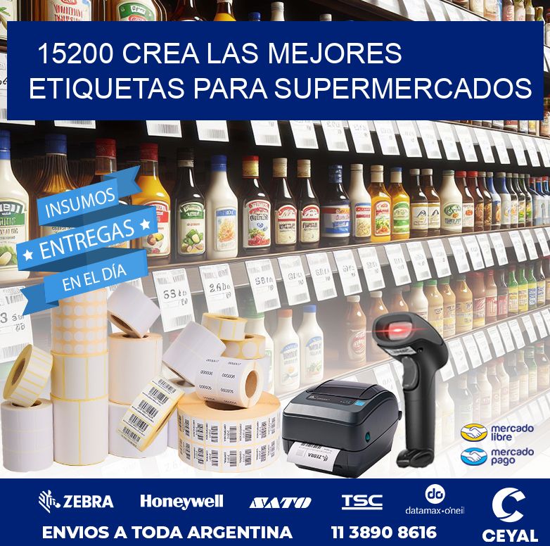 15200 CREA LAS MEJORES ETIQUETAS PARA SUPERMERCADOS