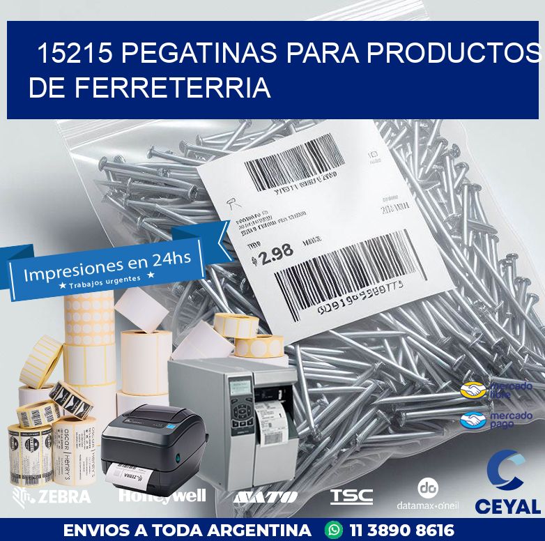 15215 PEGATINAS PARA PRODUCTOS DE FERRETERRIA