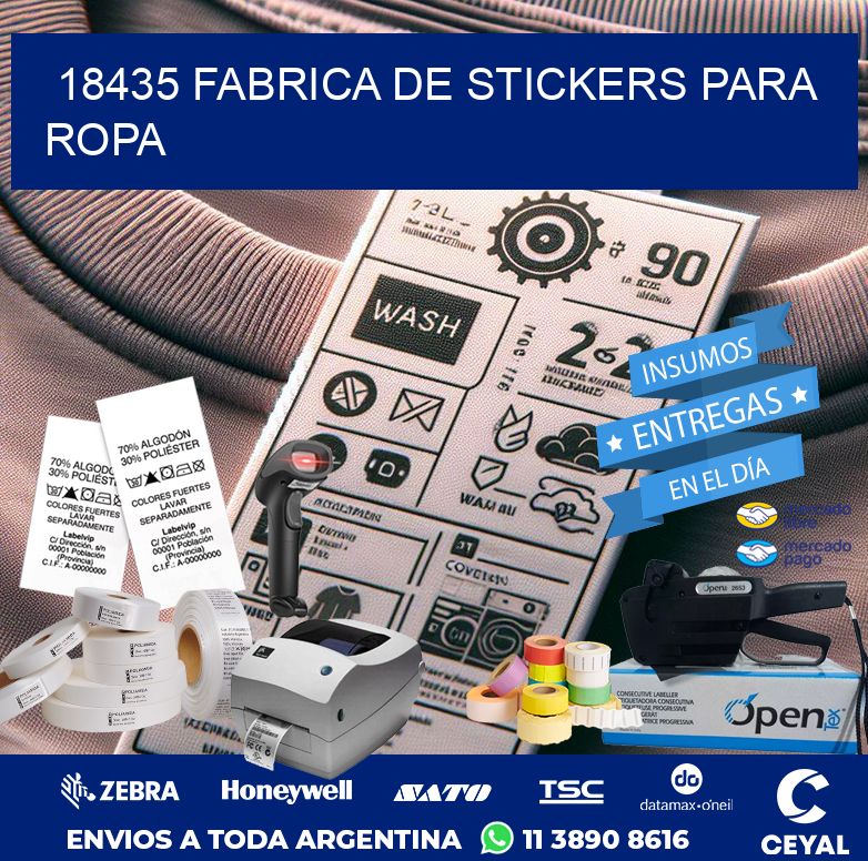 18435 FABRICA DE STICKERS PARA ROPA