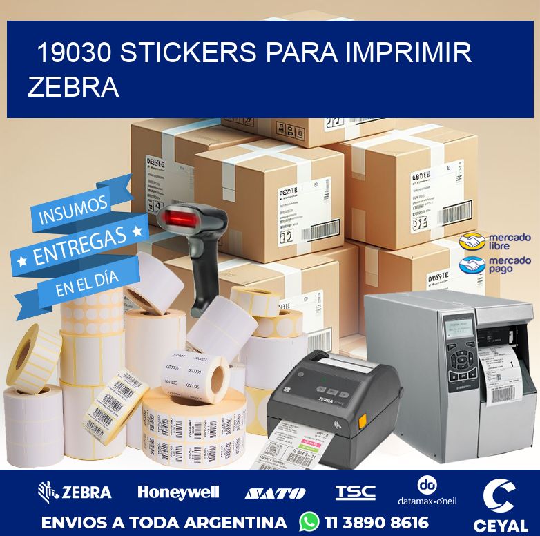 19030 STICKERS PARA IMPRIMIR ZEBRA