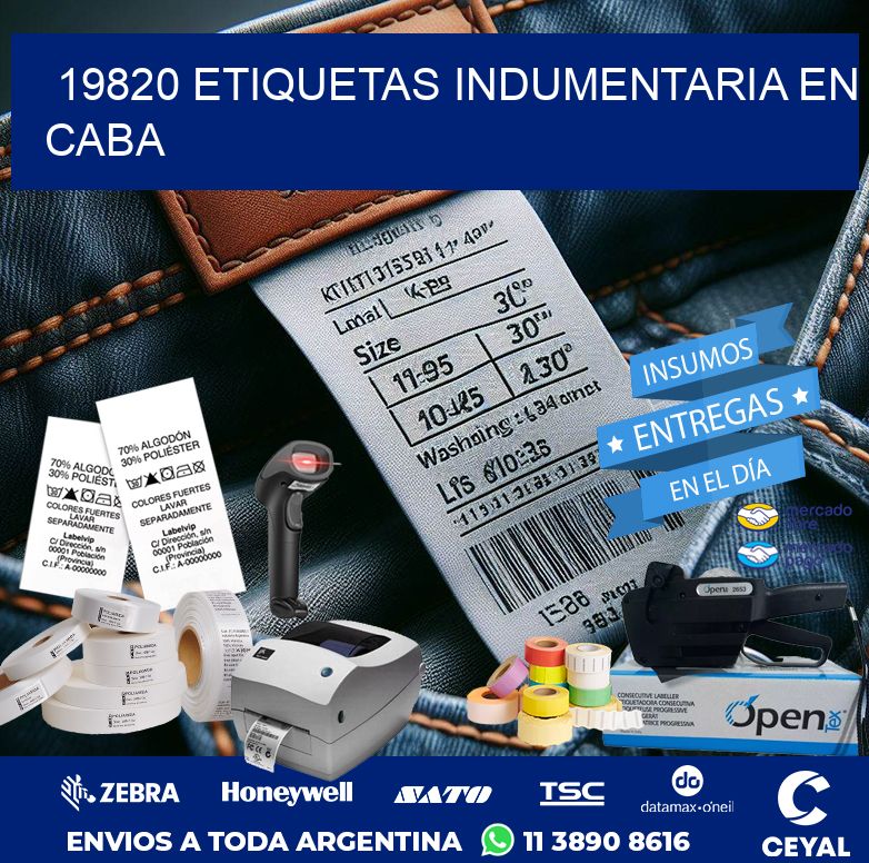 19820 ETIQUETAS INDUMENTARIA EN CABA