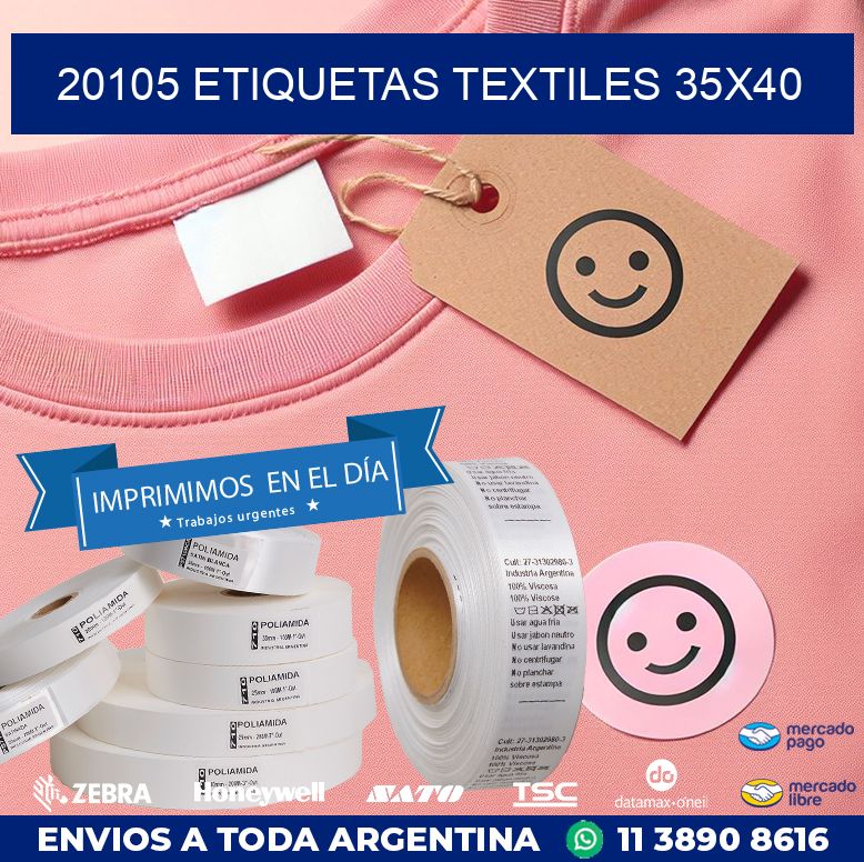 20105 ETIQUETAS TEXTILES 35X40
