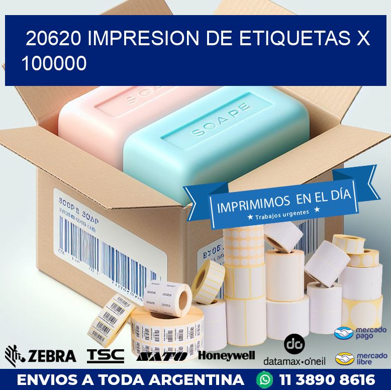 20620 IMPRESION DE ETIQUETAS X 100000
