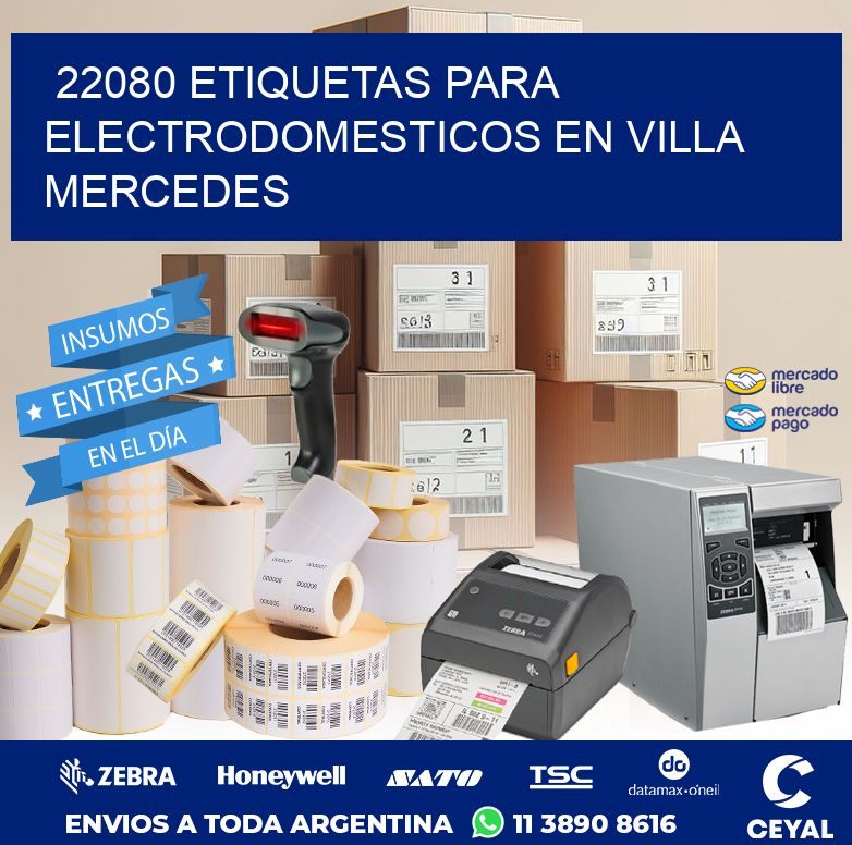 22080 ETIQUETAS PARA ELECTRODOMESTICOS EN VILLA MERCEDES