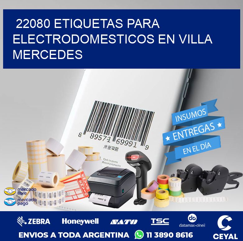 22080 ETIQUETAS PARA ELECTRODOMESTICOS EN VILLA MERCEDES