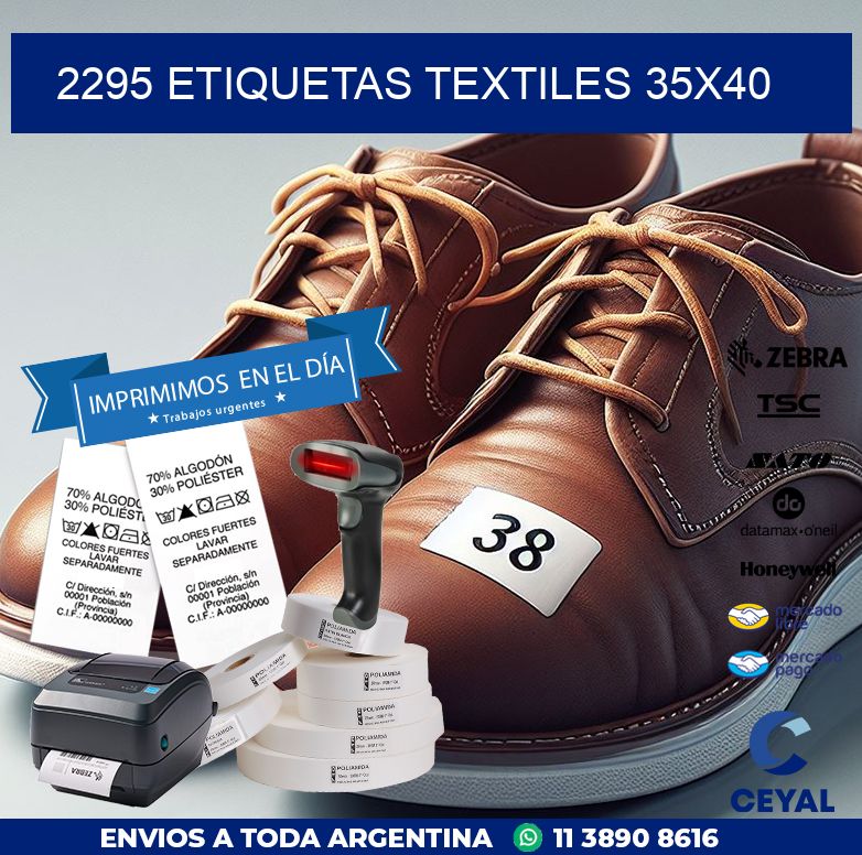 2295 ETIQUETAS TEXTILES 35X40