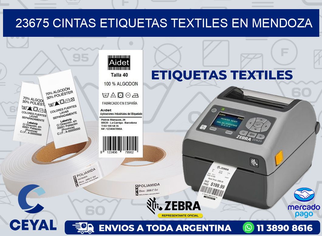 23675 CINTAS ETIQUETAS TEXTILES EN MENDOZA