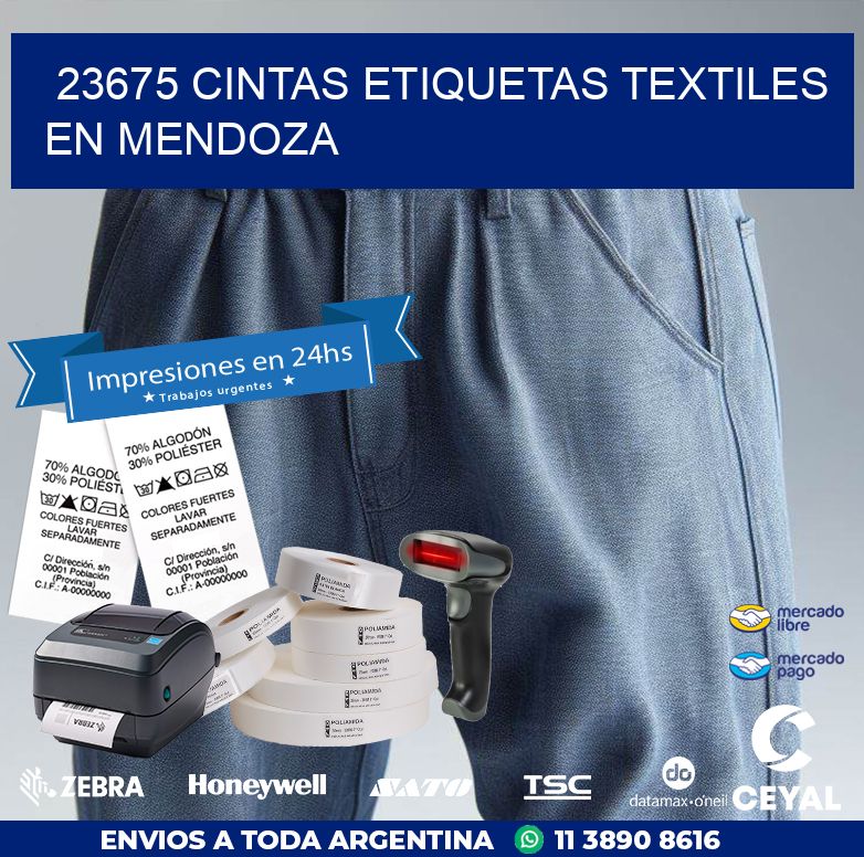 23675 CINTAS ETIQUETAS TEXTILES EN MENDOZA