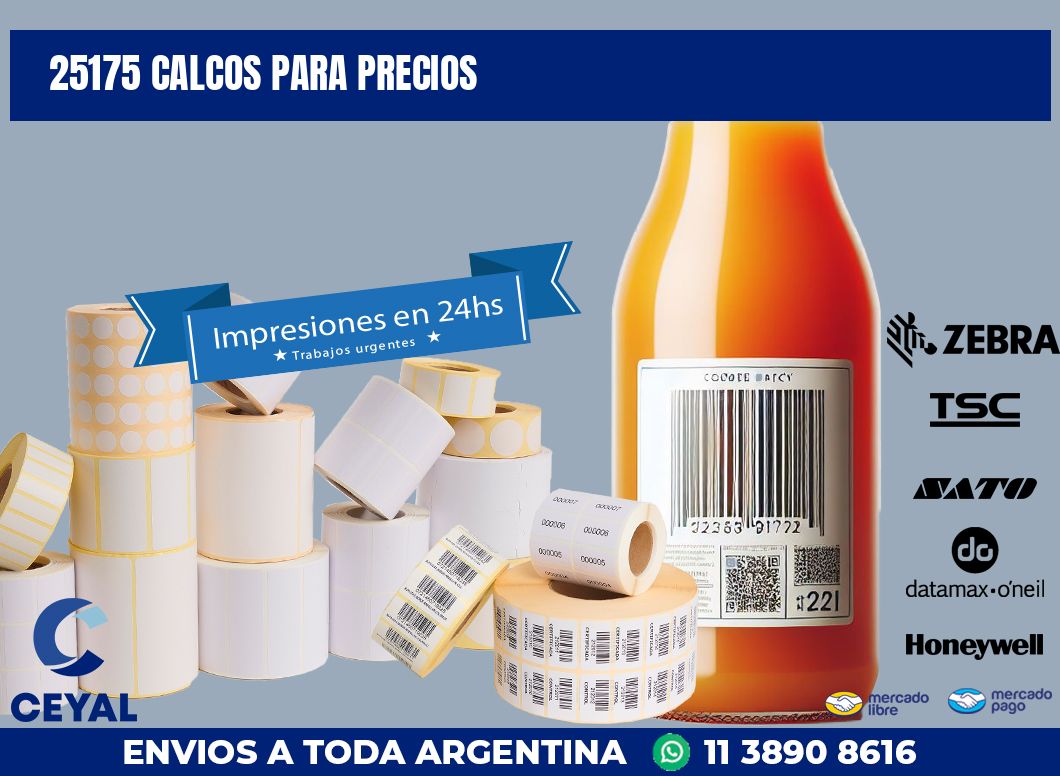 25175 CALCOS PARA PRECIOS