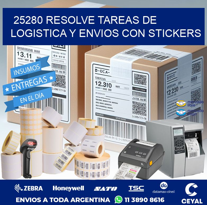 25280 RESOLVE TAREAS DE LOGISTICA Y ENVIOS CON STICKERS