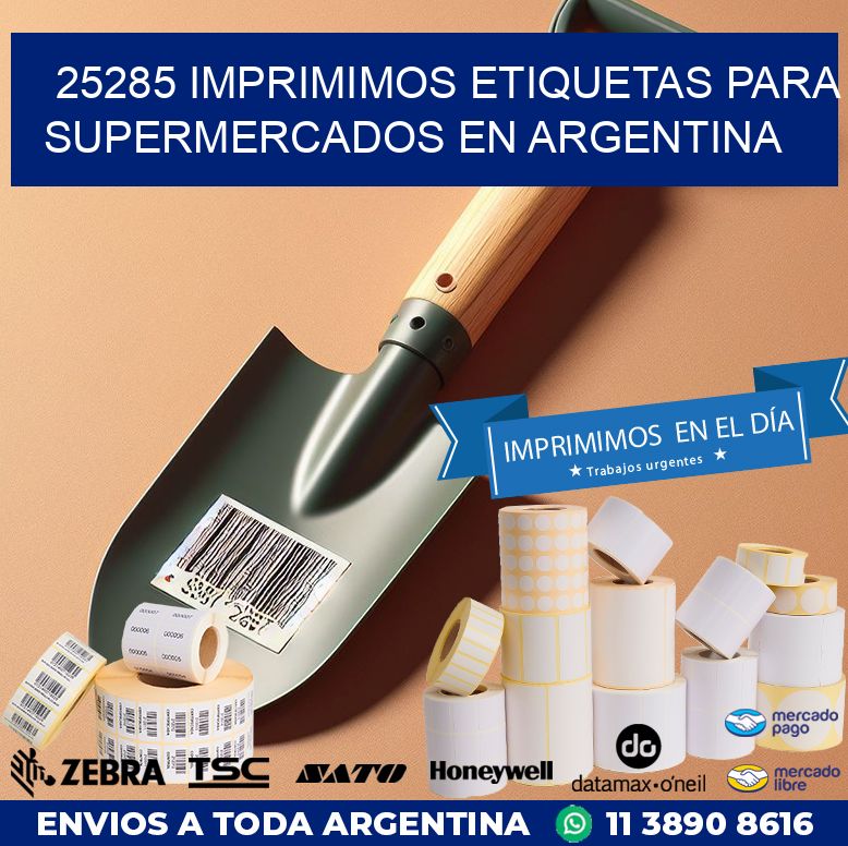25285 IMPRIMIMOS ETIQUETAS PARA SUPERMERCADOS EN ARGENTINA