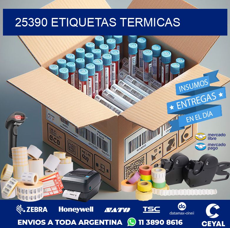 25390 ETIQUETAS TERMICAS