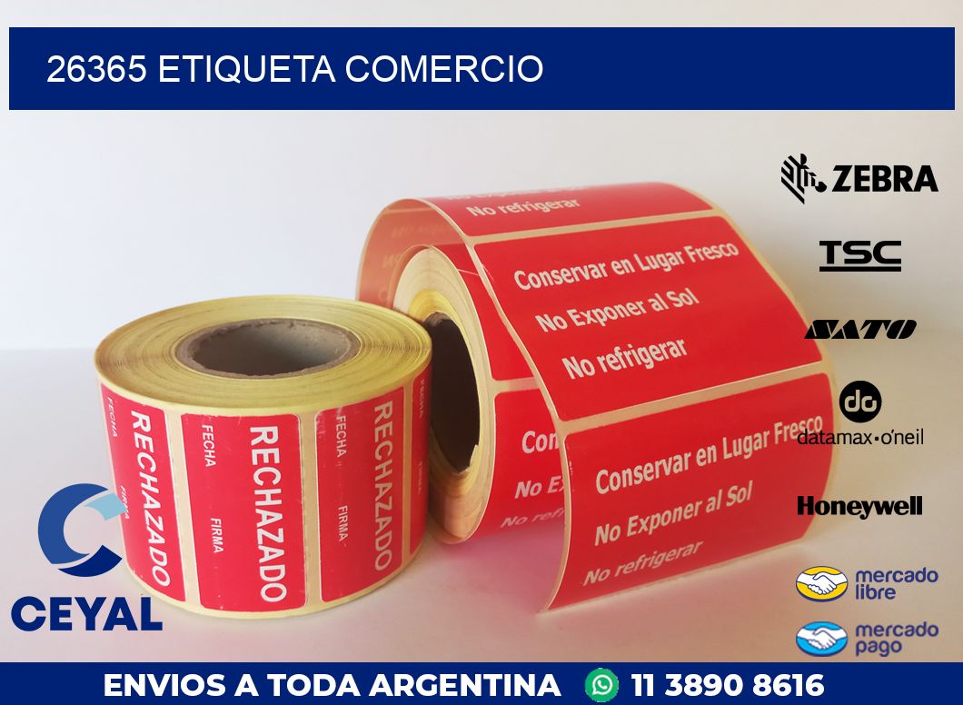 26365 ETIQUETA COMERCIO