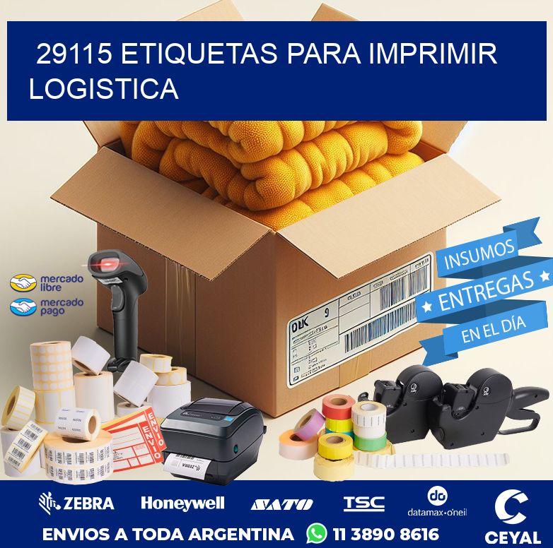 29115 ETIQUETAS PARA IMPRIMIR LOGISTICA