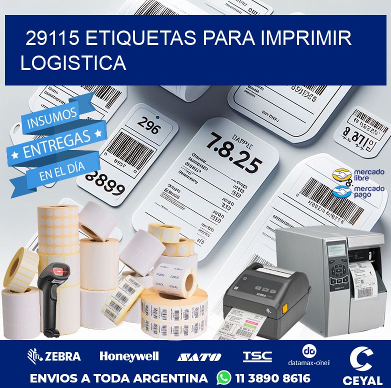 29115 ETIQUETAS PARA IMPRIMIR LOGISTICA