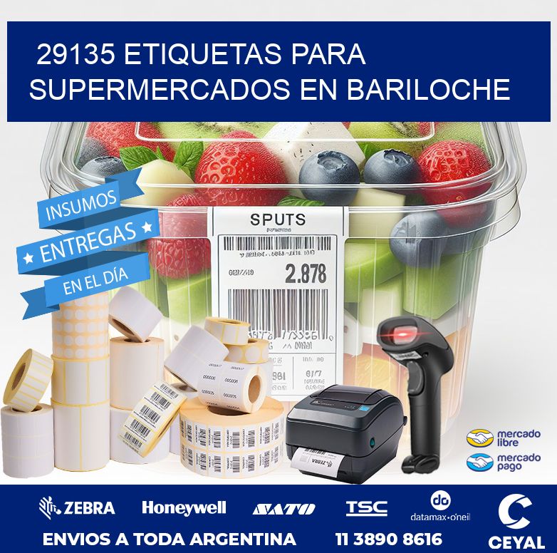 29135 ETIQUETAS PARA SUPERMERCADOS EN BARILOCHE