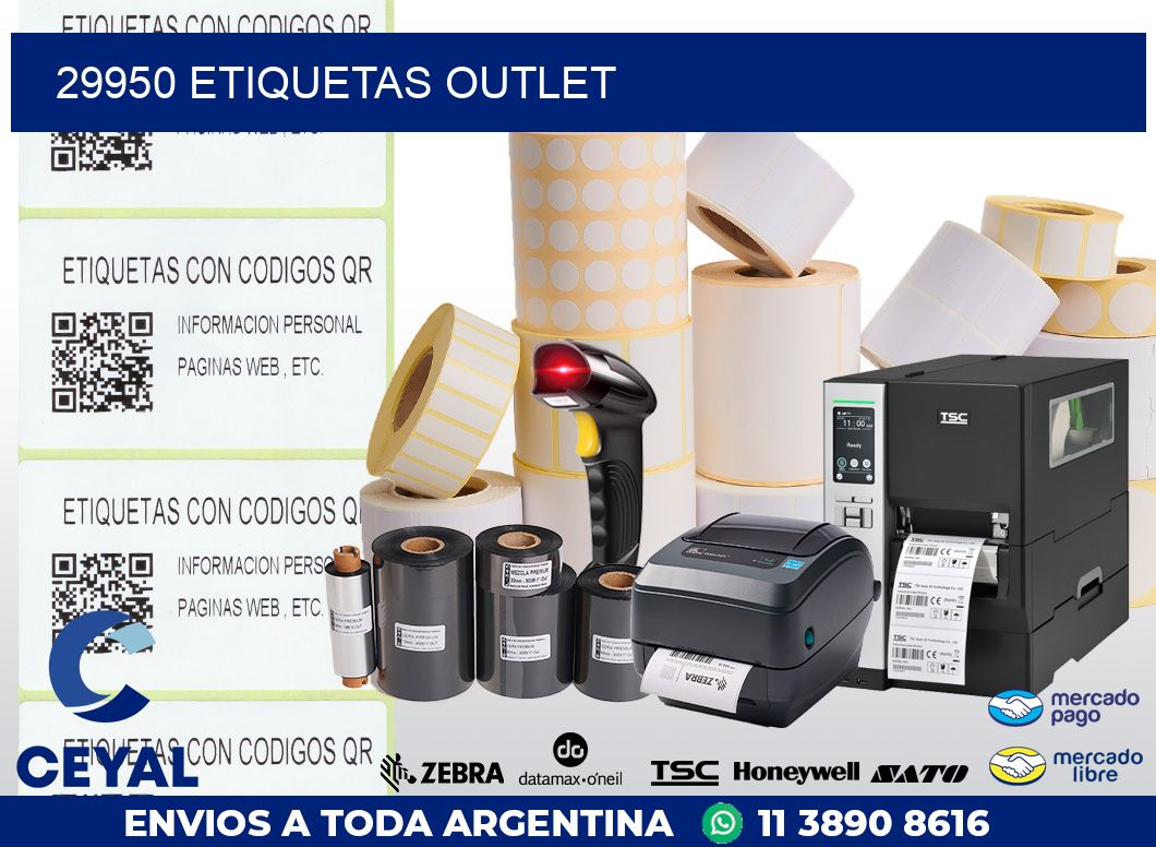 29950 ETIQUETAS OUTLET
