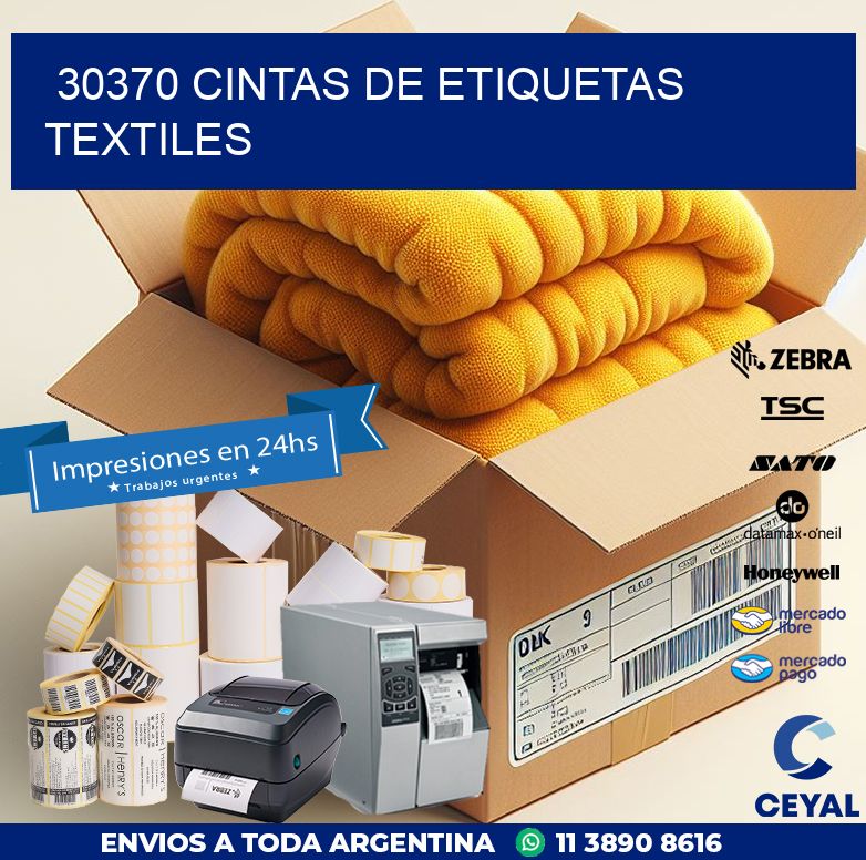 30370 CINTAS DE ETIQUETAS TEXTILES