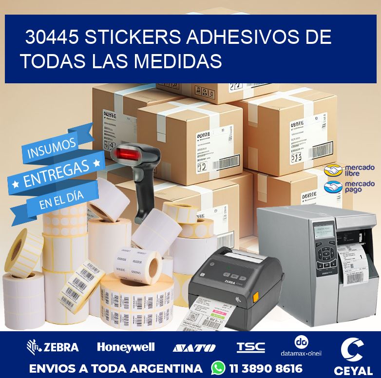30445 STICKERS ADHESIVOS DE TODAS LAS MEDIDAS