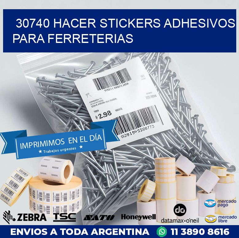 30740 HACER STICKERS ADHESIVOS PARA FERRETERIAS
