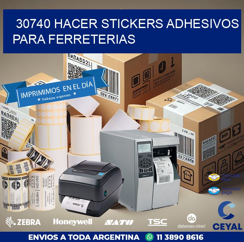 30740 HACER STICKERS ADHESIVOS PARA FERRETERIAS