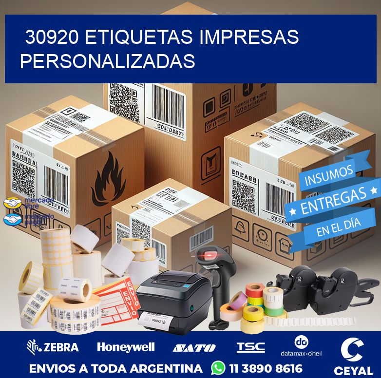 30920 ETIQUETAS IMPRESAS PERSONALIZADAS
