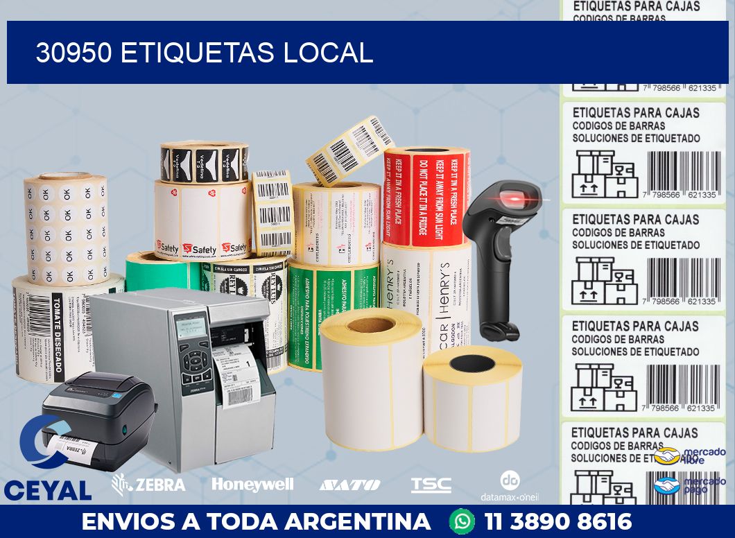 30950 ETIQUETAS LOCAL