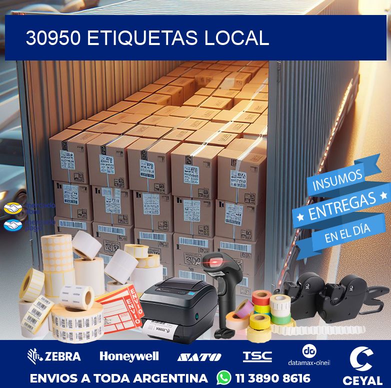 30950 ETIQUETAS LOCAL
