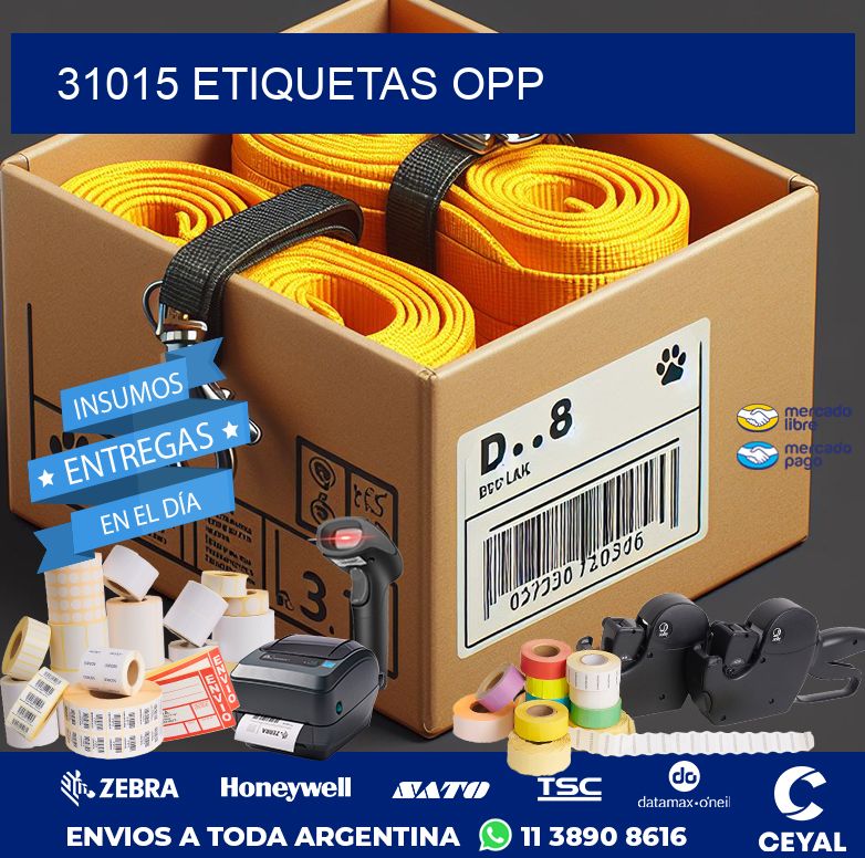 31015 ETIQUETAS OPP
